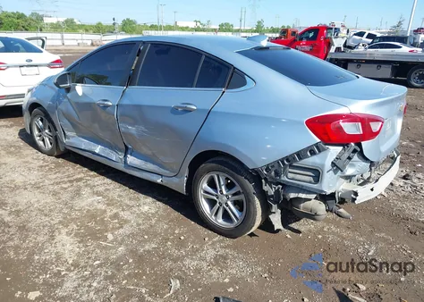 2017 Chevrolet Cruze Lt Auto из США, поврежденный, VIN 3G1BE5SM8HS537557